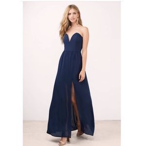 Tobi Krystal Navy Maxi Dress